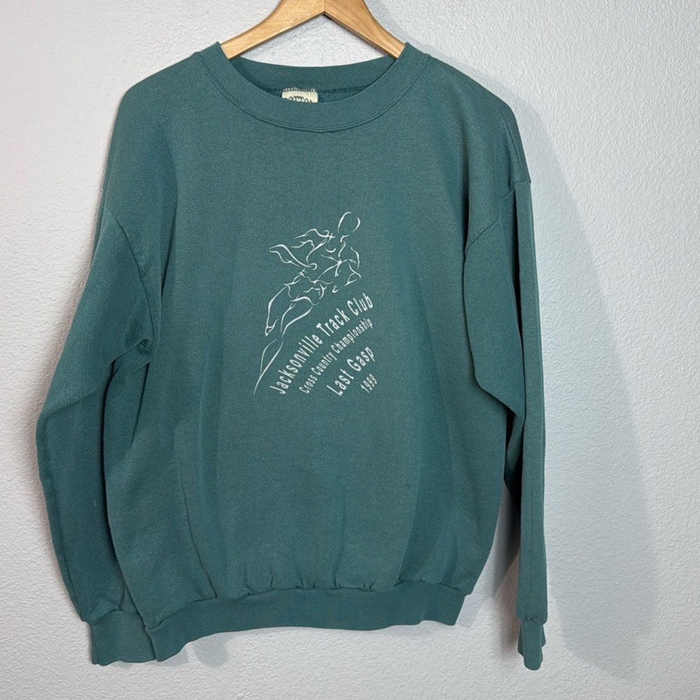 Vintage‎ 90's Jacksonville Track Club Crewneck Sweatshirt